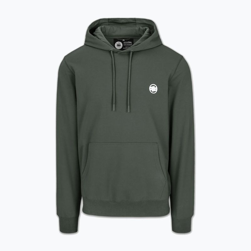 Pánska mikina Pitbull Nugget Small Logo Hooded sage green 4