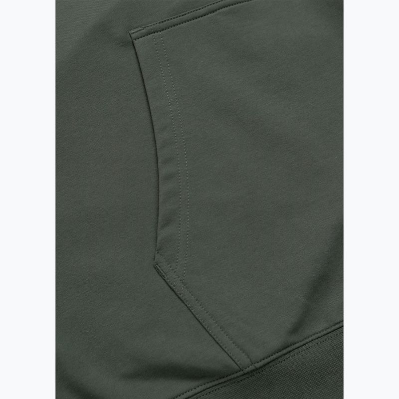 Pánska mikina Pitbull Nugget Small Logo Hooded sage green 8