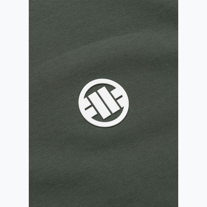 Pánska mikina Pitbull Nugget Small Logo Hooded Zip sage green 10