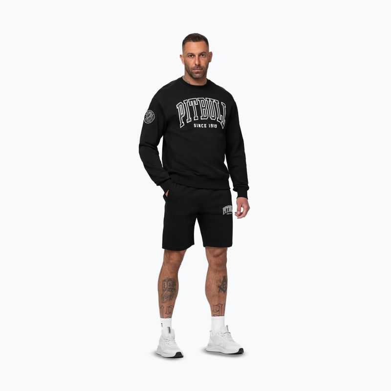Pánska mikina Pitbull Badger Crewneck black 2