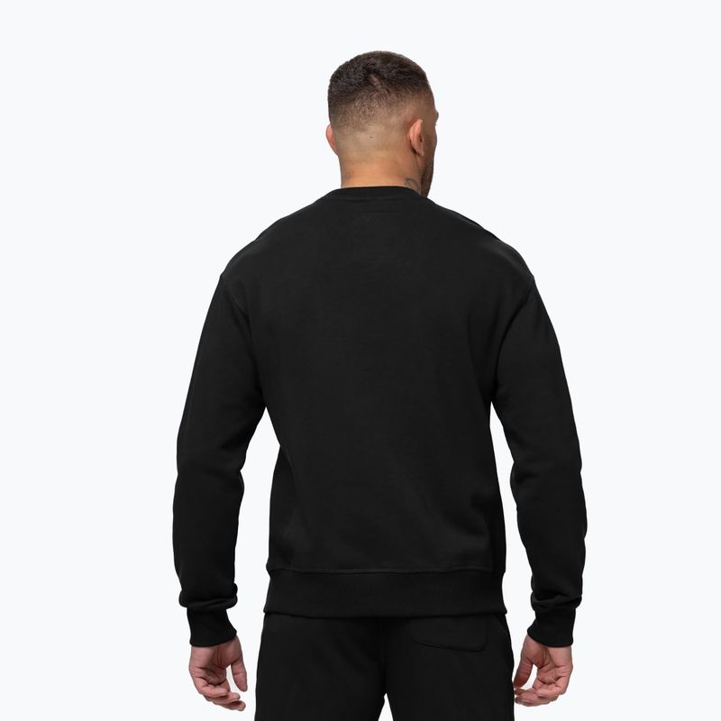 Pánska mikina Pitbull Badger Crewneck black 3