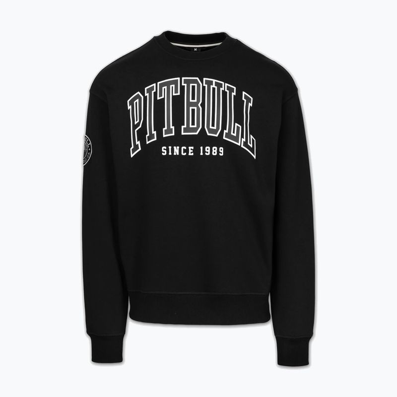 Pánska mikina Pitbull Badger Crewneck black 5