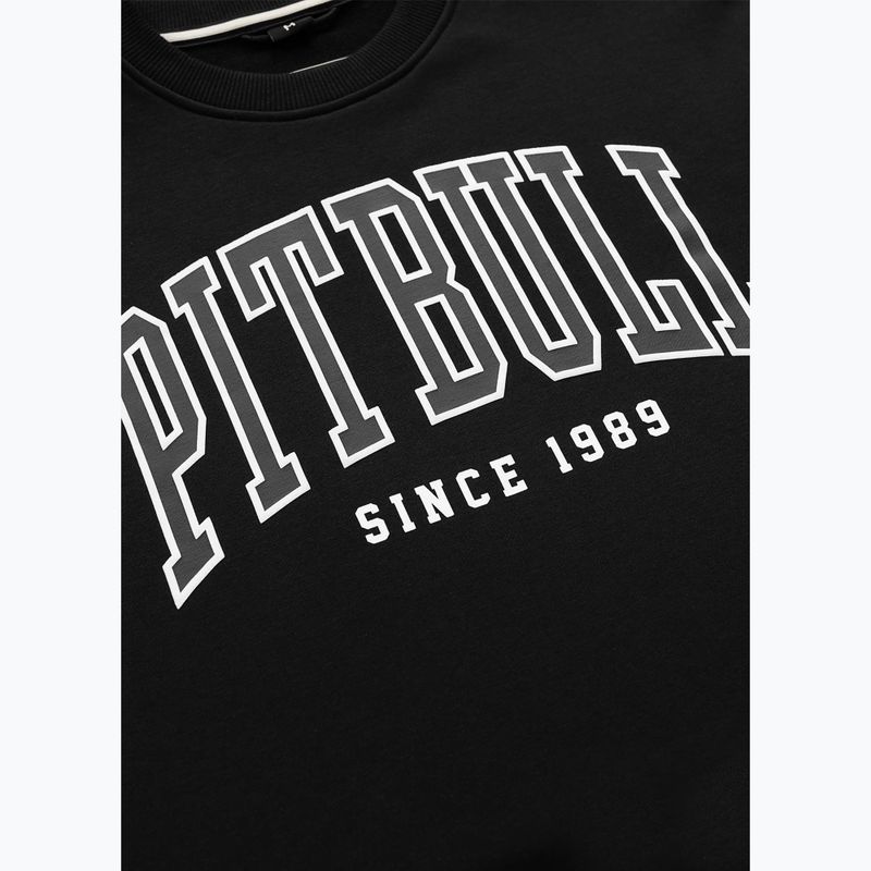 Pánska mikina Pitbull Badger Crewneck black 8