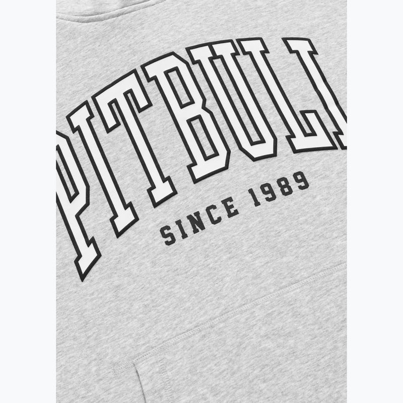Pánska mikina Pitbull Badger Hooded grey/melange 9