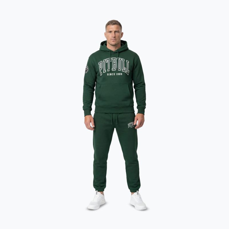 Pánska mikina Pitbull Badger Hooded hunter green 2