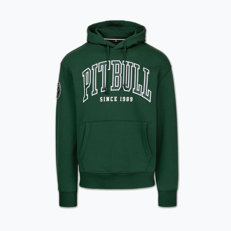 Pánska mikina Pitbull Badger Hooded hunter green 3