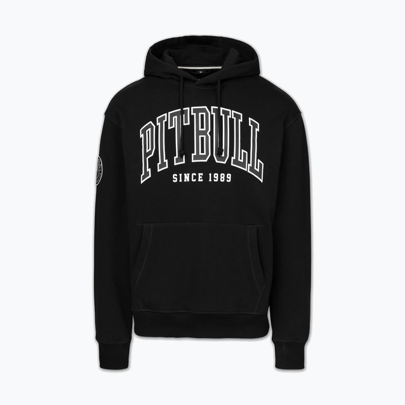Pánska mikina Pitbull Badger Hooded black 4