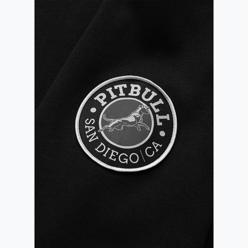 Pánska mikina Pitbull Badger Hooded black 8