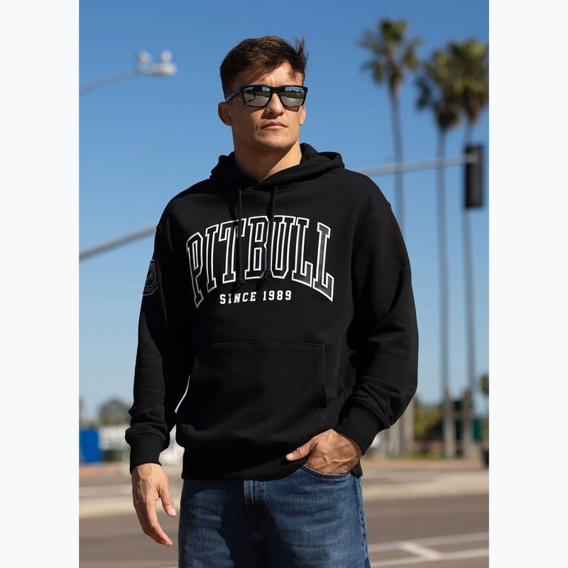 Pánska mikina Pitbull Badger Hooded black 11