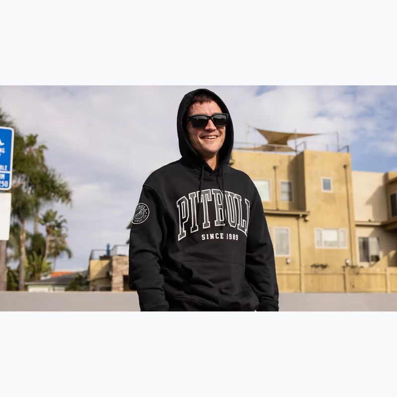 Pánska mikina Pitbull Badger Hooded black 12