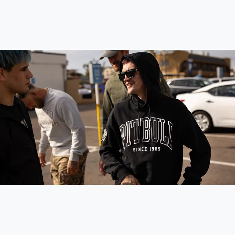 Pánska mikina Pitbull Badger Hooded black 13