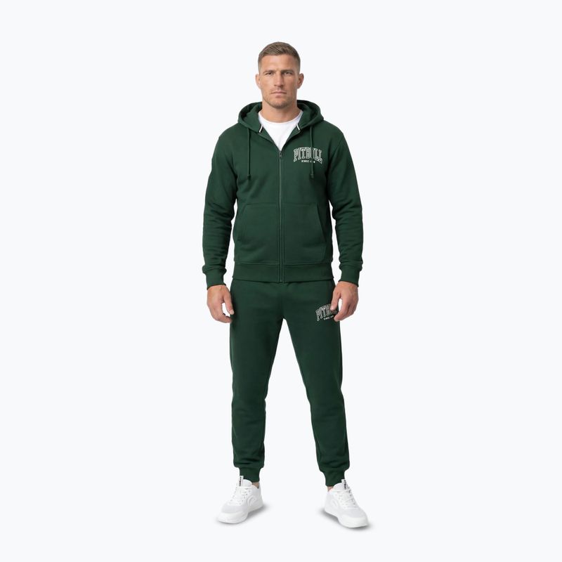 Pánska mikina Pitbull Badger Hooded Zip hunter/green 2