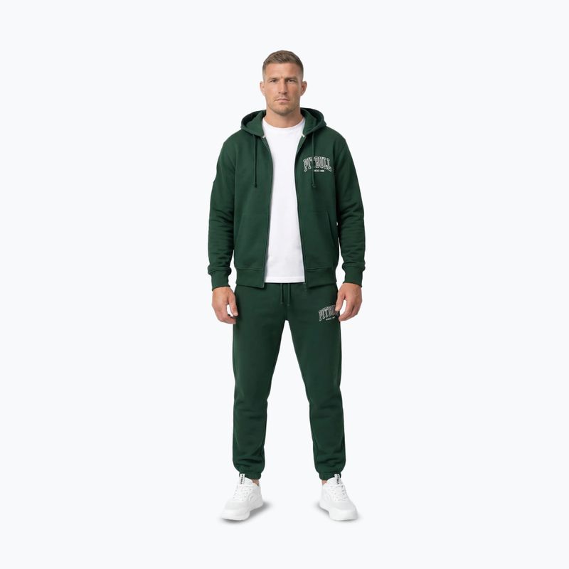 Pánska mikina Pitbull Badger Hooded Zip hunter/green 4