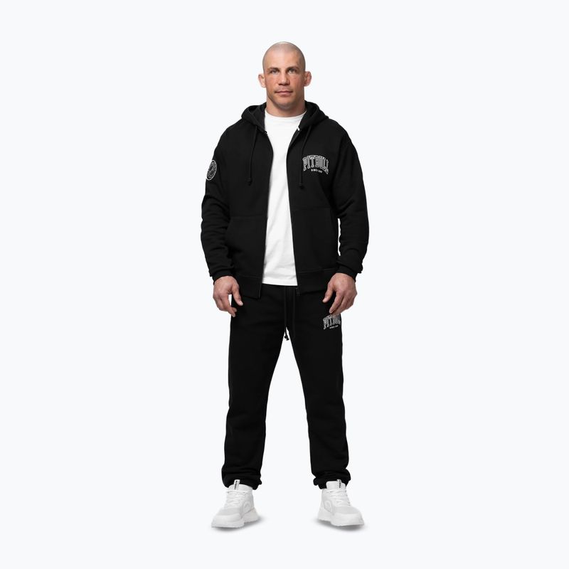 Pánska mikina Pitbull Badger Hooded Zip black 2