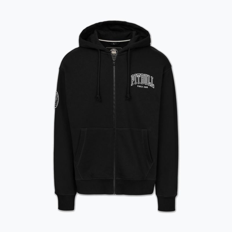 Pánska mikina Pitbull Badger Hooded Zip black 5