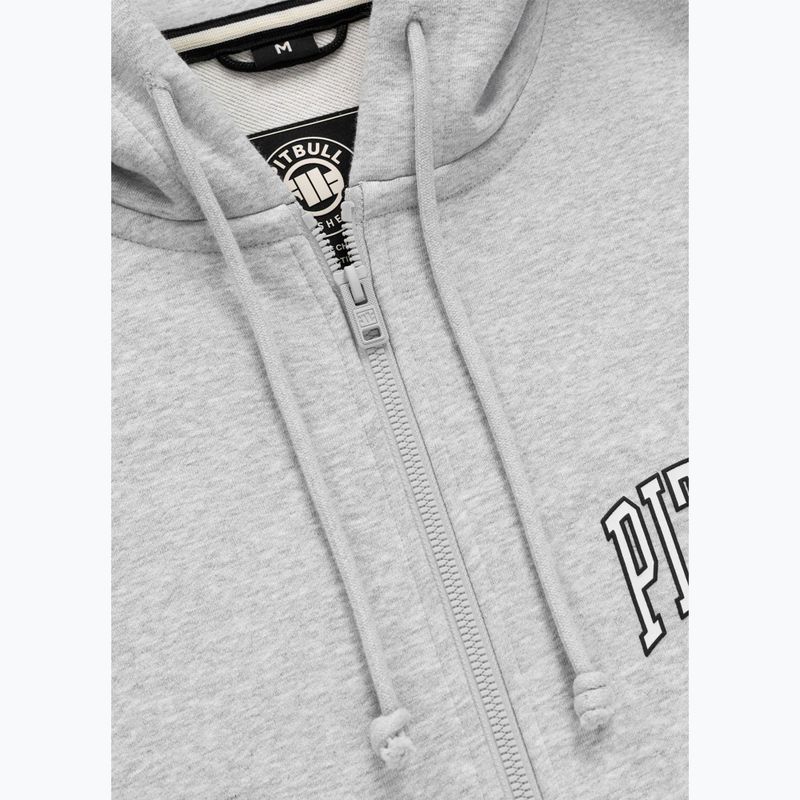 Pánska mikina Pitbull Badger Hooded Vest Zip grey/melange 8