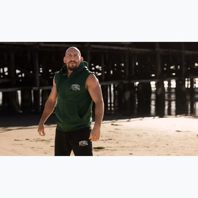 Pánska mikina Pitbull Badger Hooded Vest Zip hunter green 10