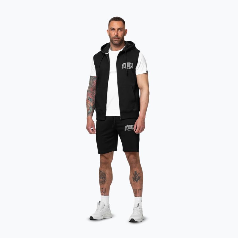 Pánska mikina Pitbull Badger Hooded Vest Zip black 2