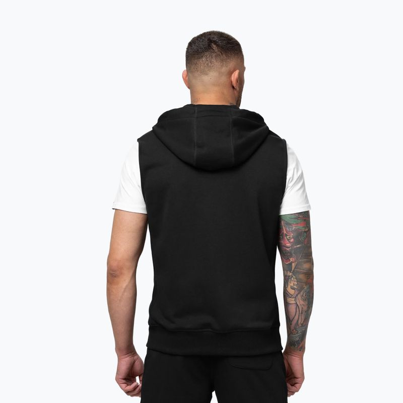 Pánska mikina Pitbull Badger Hooded Vest Zip black 3