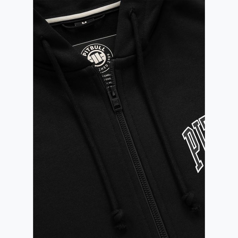 Pánska mikina Pitbull Badger Hooded Vest Zip black 7