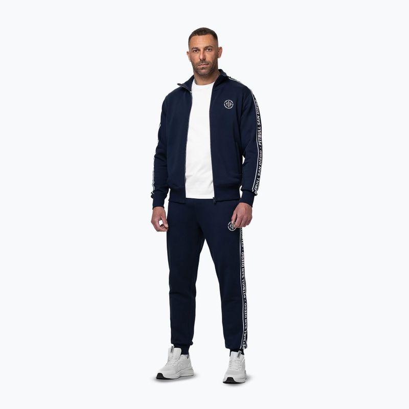 Pánska mikina Pitbull Nexus Track Jacket dark navy 2