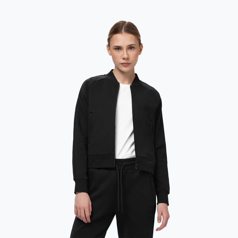 Dámska mikina Pitbull Discovery Collar Zip Track Jacket black 4