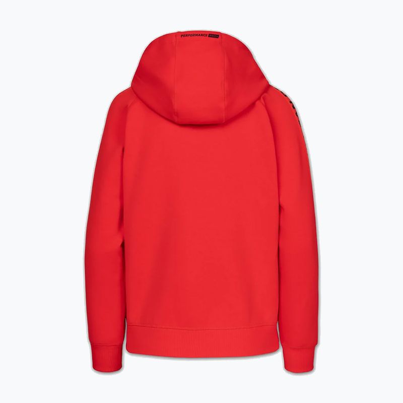 Dámska mikina Pitbull Explory Tape Hooded Zip fluo/red 7