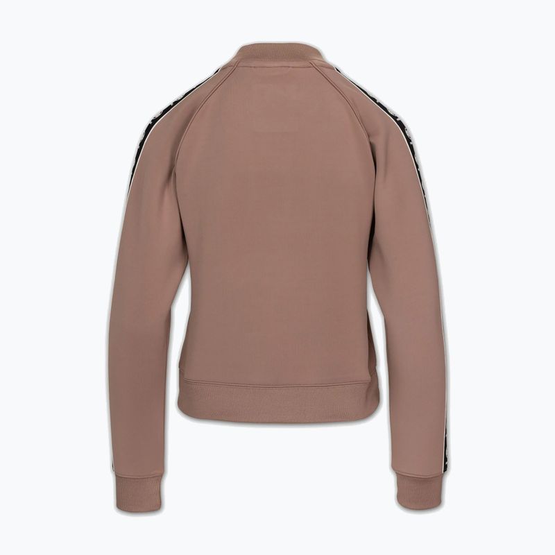 Dámska mikina Pitbull Verona Collar Zip chocolate mousse 7