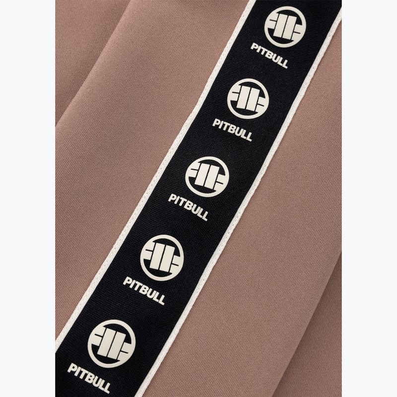 Dámska mikina Pitbull Verona Collar Zip chocolate mousse 10