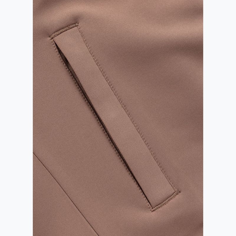 Dámska mikina Pitbull Verona Collar Zip chocolate mousse 11