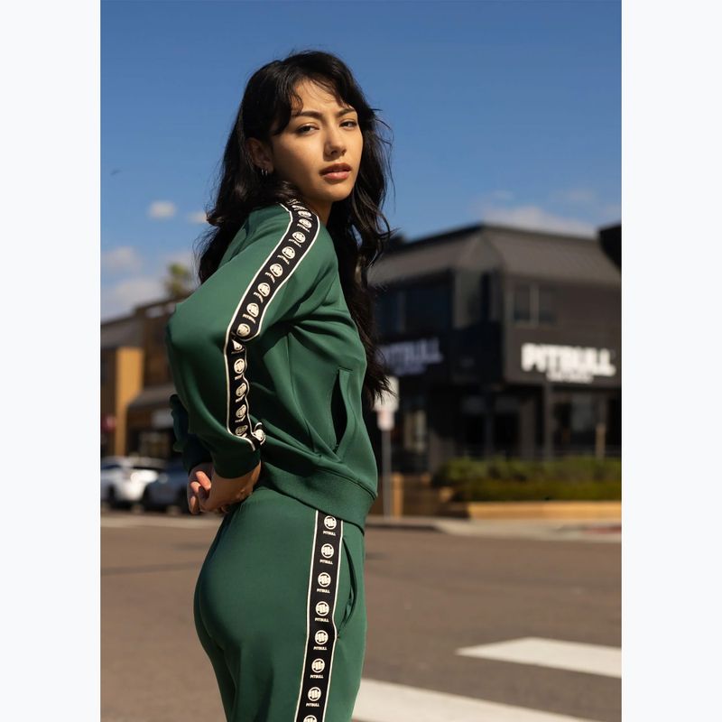 Dámska mikina Pitbull Verona Collar Zip bottle green 12