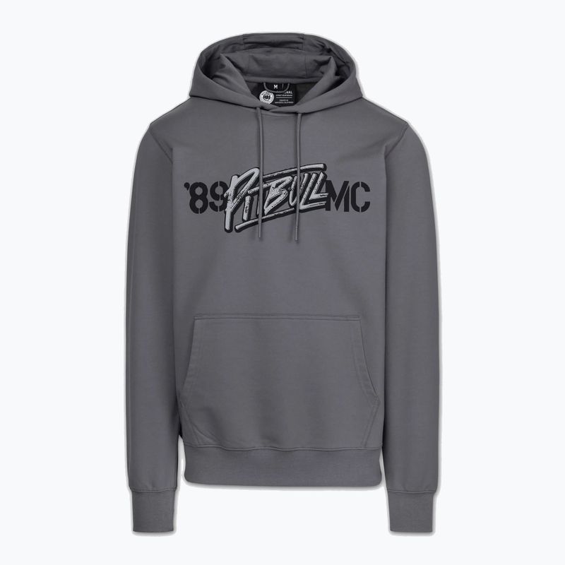 Pánska mikina Pitbull MC Sweatshirt Hooded graphite 5