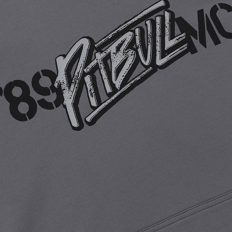 Pánska mikina Pitbull MC Sweatshirt Hooded graphite 8