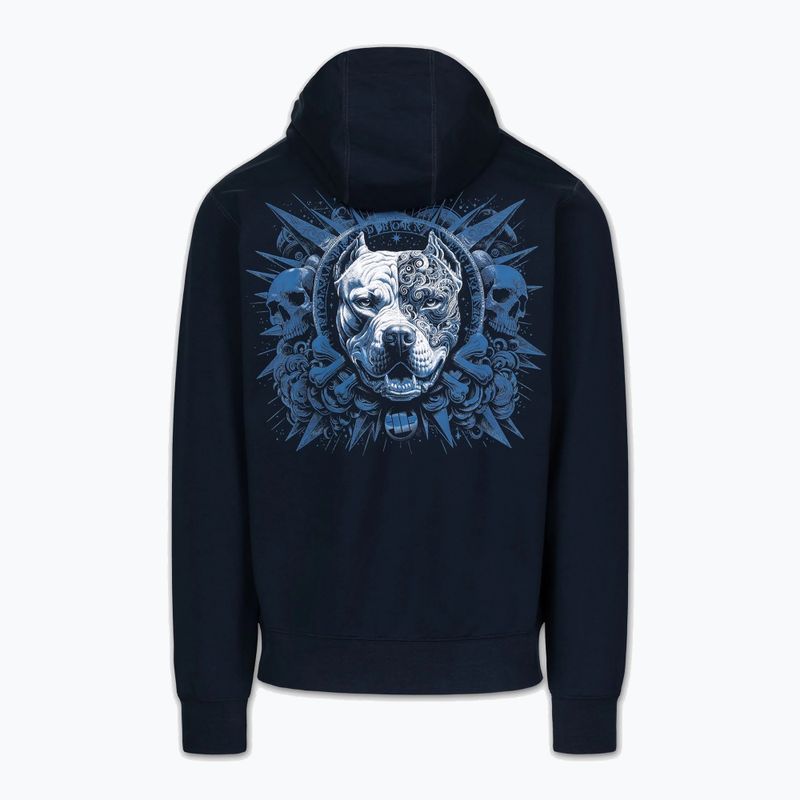 Pánska mikina Pitbull World Sweatshirt Hooded dark navy 6