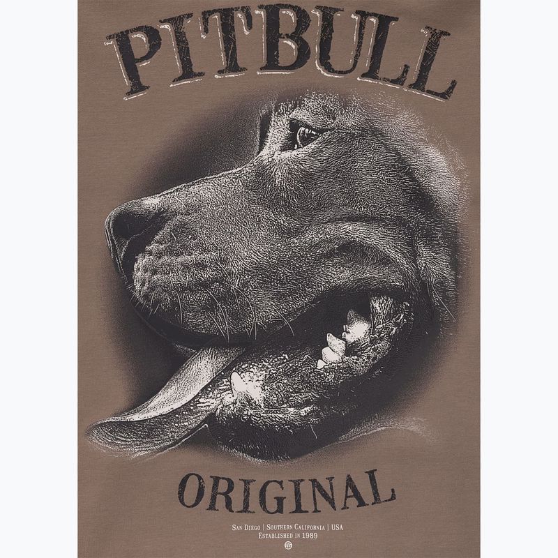 Pánska mikina Pitbull Midnight Sweatshirt Hooded brown savana 13