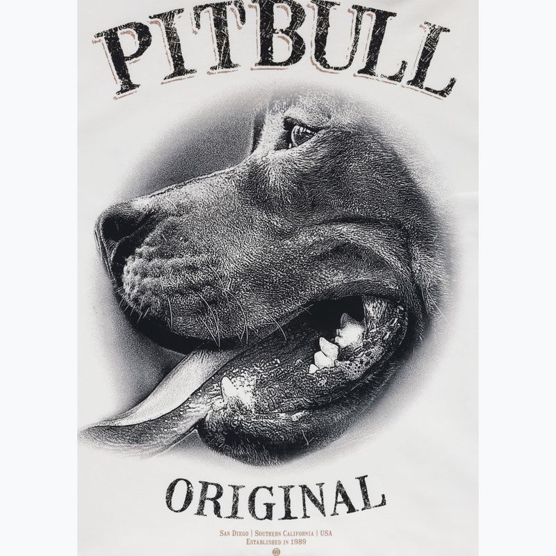 Pánska mikina Pitbull Midnight Sweatshirt Hooded off white 9