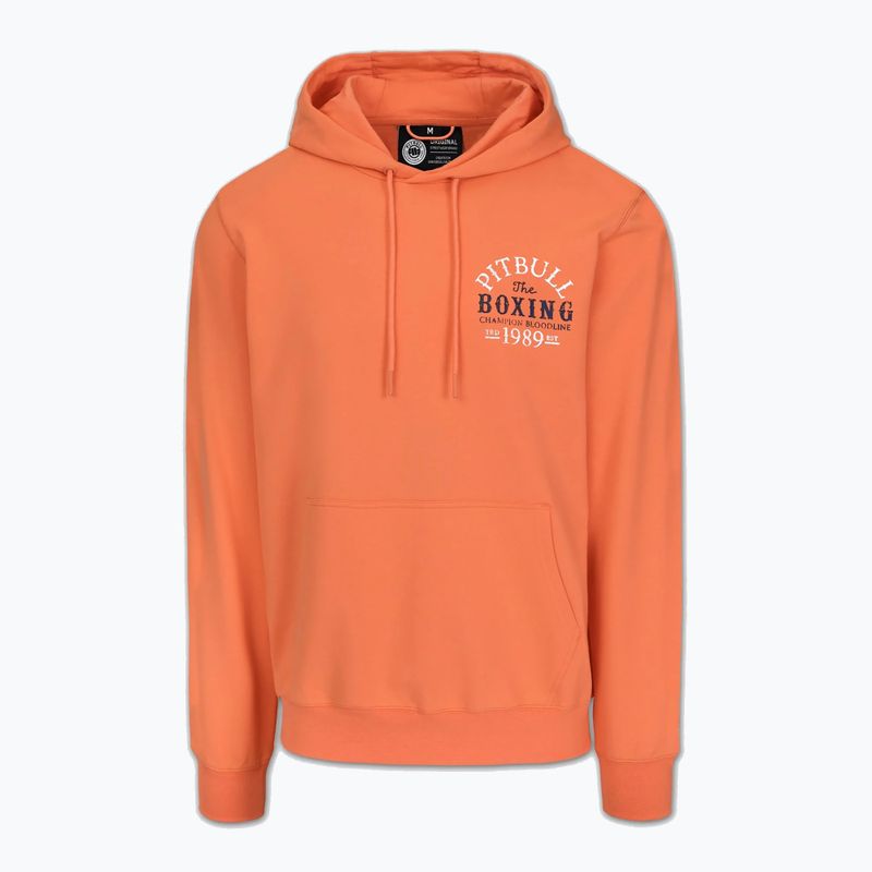 Pánska mikina Pitbull Bloodline 2 Sweatshirt Hooded fluo orange 5