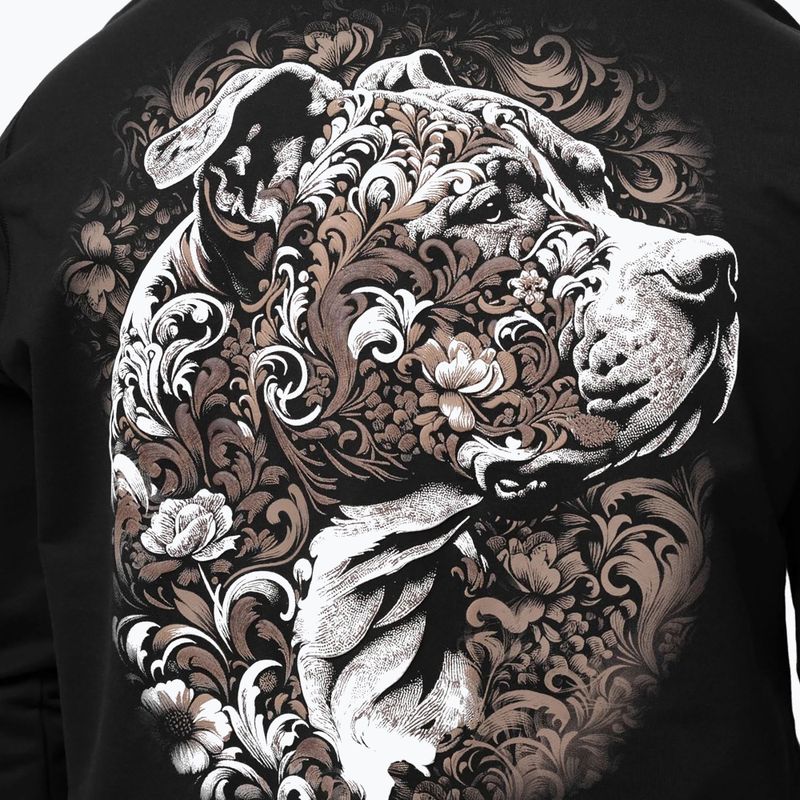 Pánska mikina Pitbull Tatto Hooded black 4