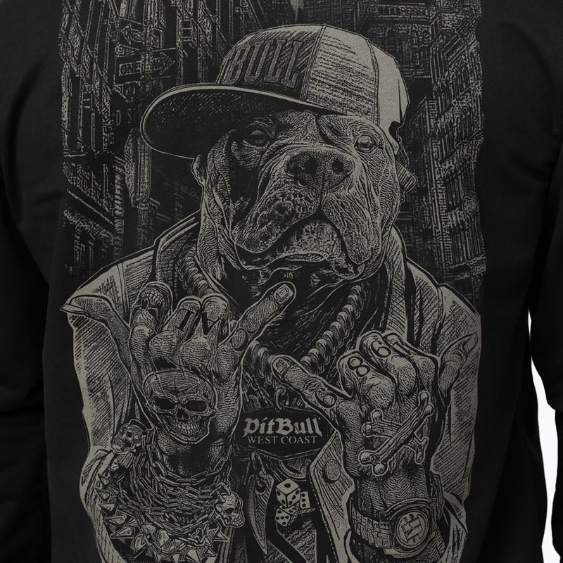 Pánska mikina Pitbull USA Hooded Zip black 5