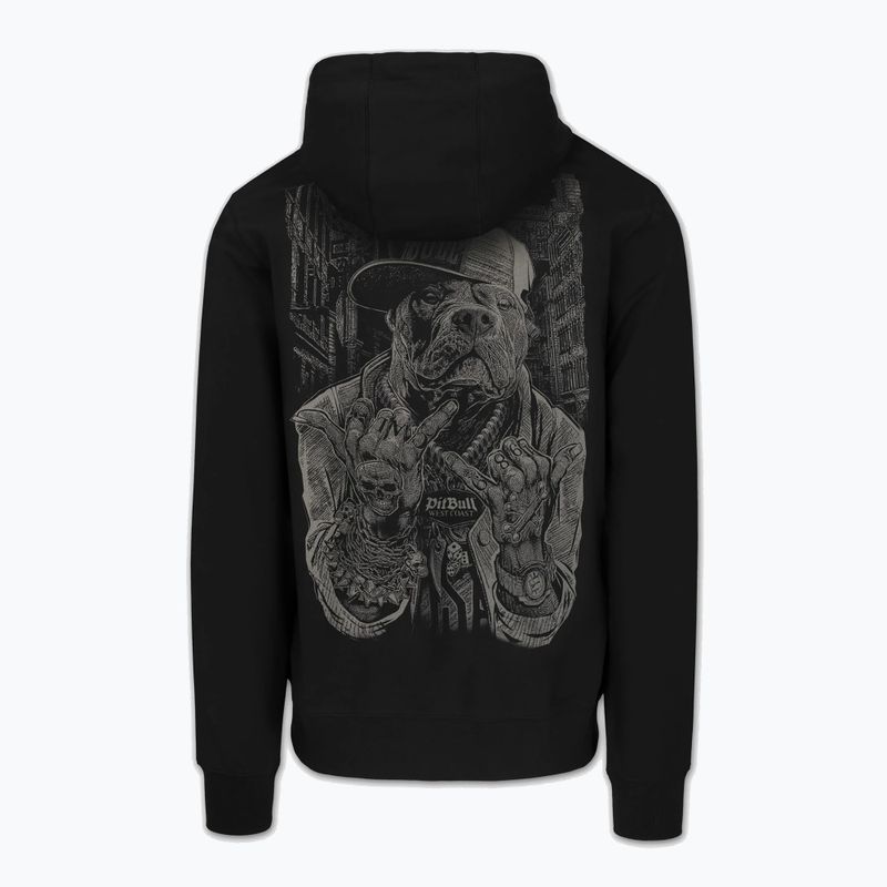 Pánska mikina Pitbull USA Hooded Zip black 7