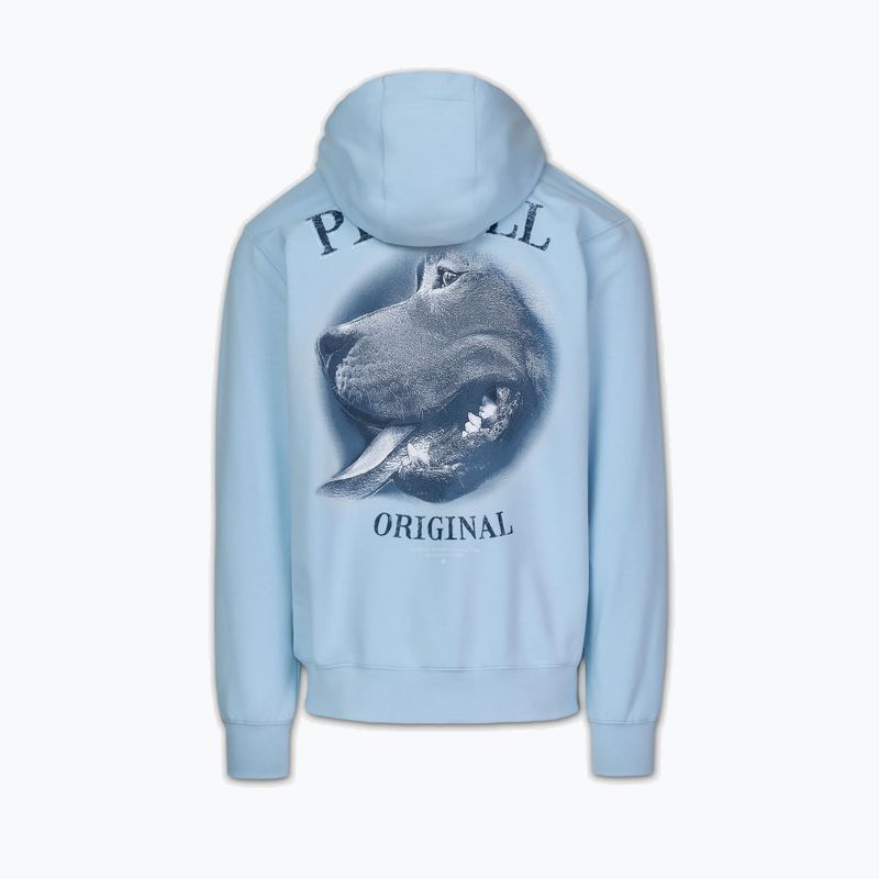 Pánska mikina Pitbull Midnight Sweatshirt Zip Hooded sky blue 7