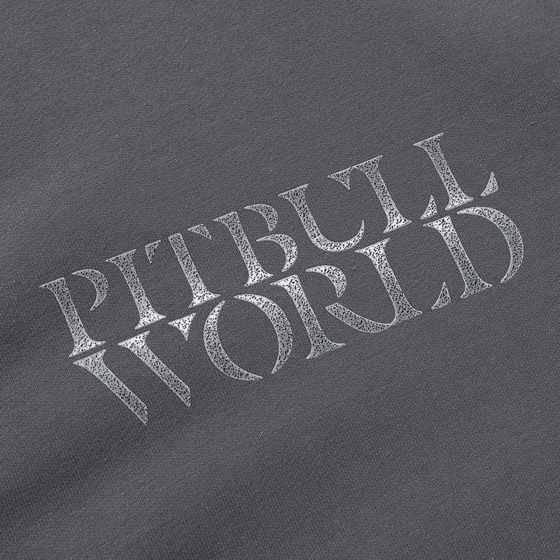 Pánska mikina Pitbull World Sweatshirt Zip Hooded graphite 12