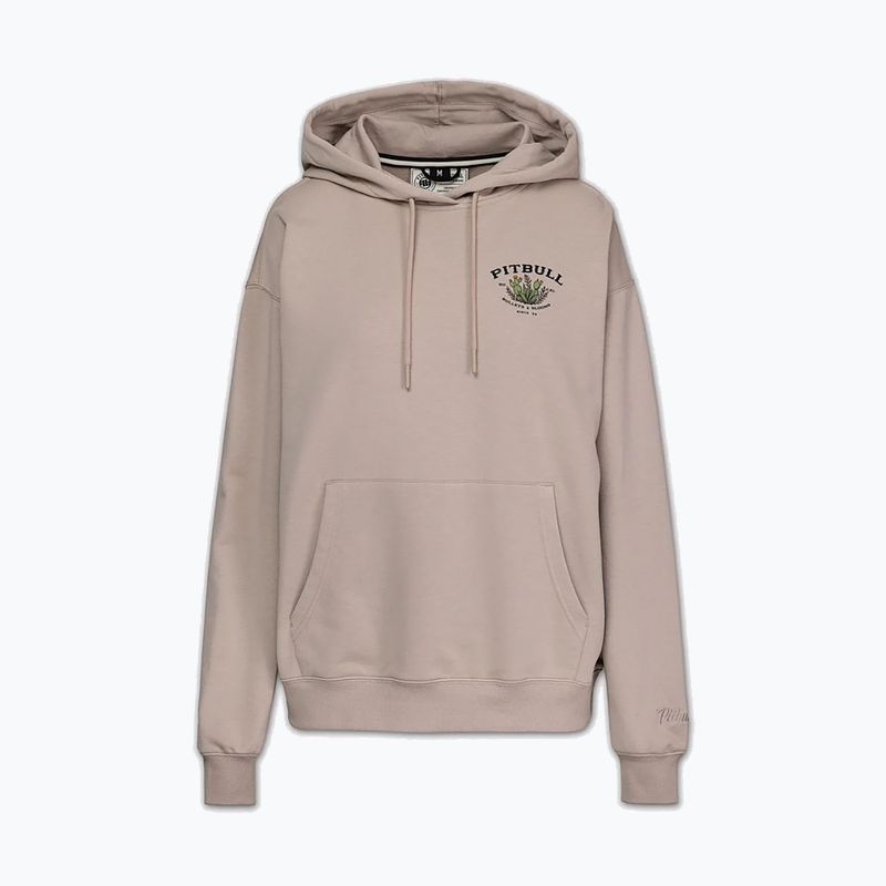 Dámska mikina Pitbull Bullets & Blooms Hooded sand savana 5