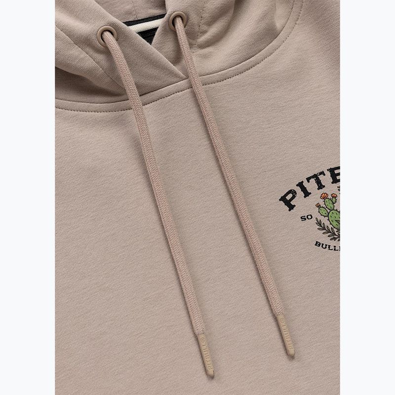 Dámska mikina Pitbull Bullets & Blooms Hooded sand savana 7
