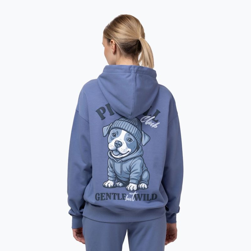 Dámska mikina Pitbull Gentle But Wild Sweatshirt Hooded blue jeans 3