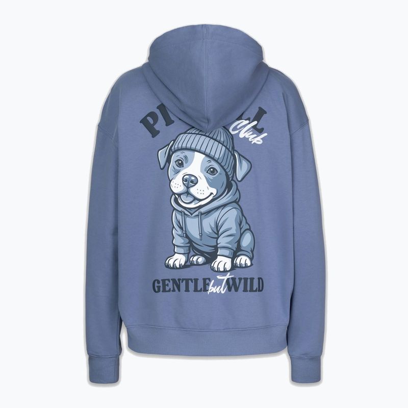 Dámska mikina Pitbull Gentle But Wild Sweatshirt Hooded blue jeans 5