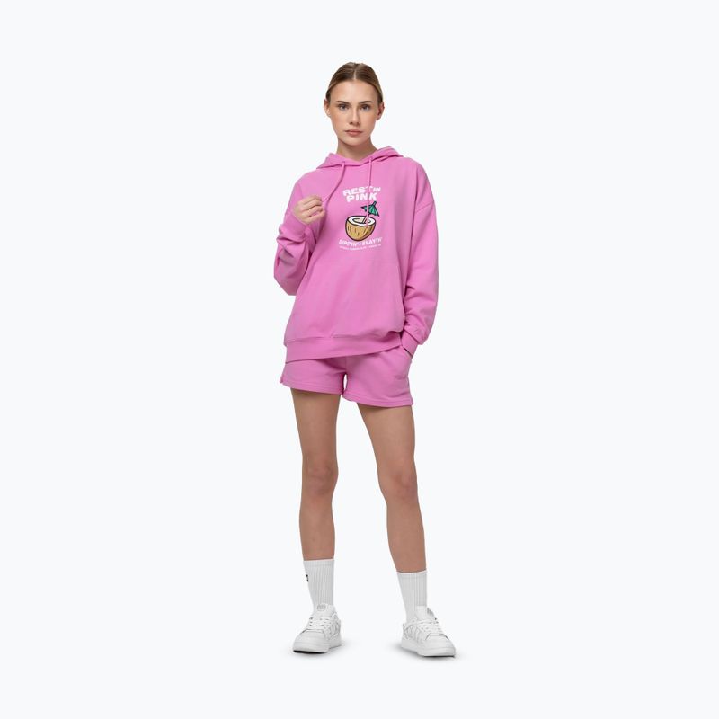 Dámska mikina Pitbull Rest In Pink Hooded ice pink 2