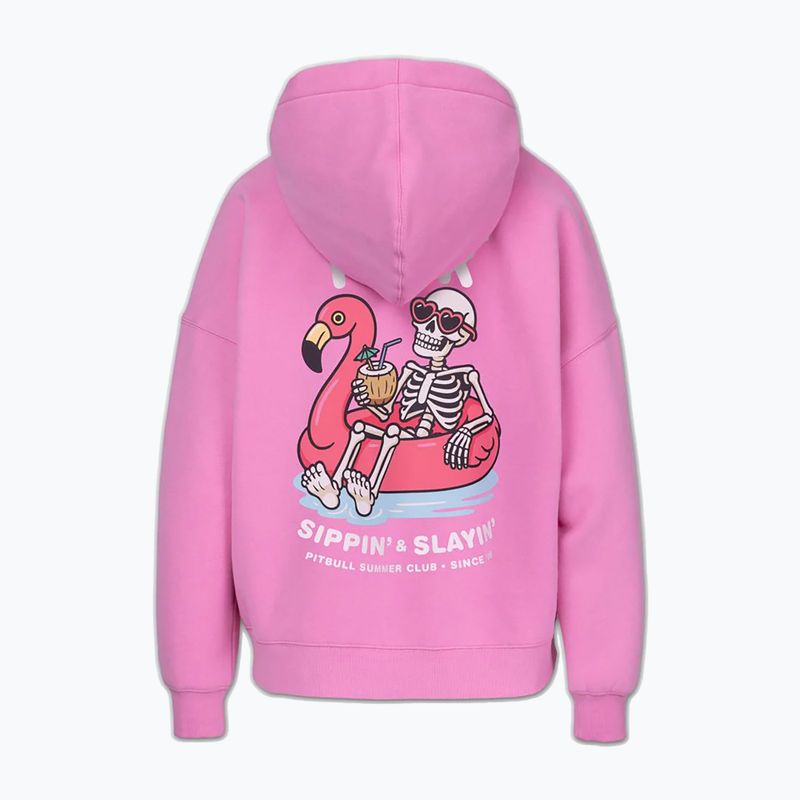 Dámska mikina Pitbull Rest In Pink Hooded ice pink 5