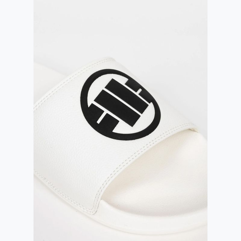 Pánske šľapky Pitbull Logo white 4
