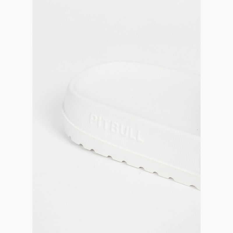 Dámske šľapky Pitbull White logo 6